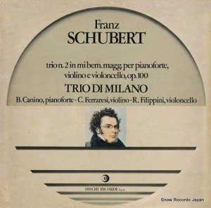 TRIO DI MILANO schubert; trio n.2 in mi bem. magg. per pianoforte, violino e violoncello, op.100 RCL