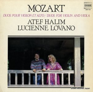 ATEF HALIM / LUCIENNE LOVANO mozart; duos pour violon et alto/duos for violin and viola ADW7183