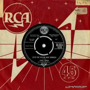 ݡ롦 love me warm and tender 45-RCA-1276
