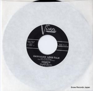 ANNETTE WITH THE AFTERBEATS PLUS FOUR hawaiian love-talk (ah-awah-eeay) F-384
