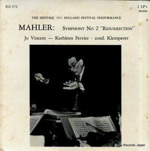 åȡڥ顼 mahler; symphony no.2 "resurrection" IGI-374