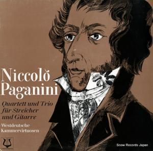 WESTDEUTSCHE KAMMERVIRTUOSEN paganini; quartett und trio fur streicher und gitarre SCGLX75919