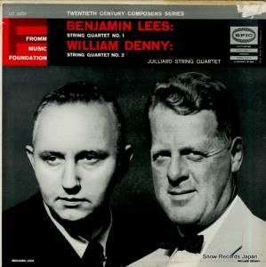 ꥢɸڻͽ lees; string quartet no.1 LC3325