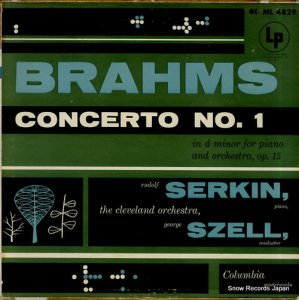 ɥա륭 brahms; concerto no.1 ML4829