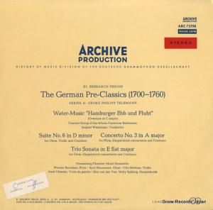 V/A telemann; water-music "hamberger ebb und fluht" ARC73198