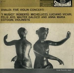 ॸ vivaldi; five violin concerti BC1021