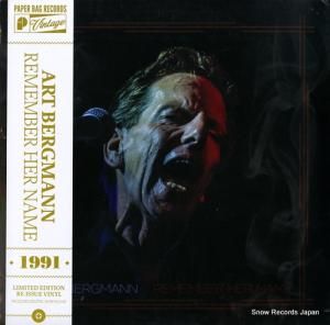 BERGMANN ART remenber her name PBV005
