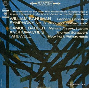 レナード・バーンスタイン schuman; symphony no.8 MS6512