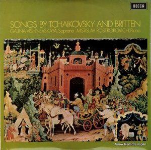 ꡼ʡͥե - songs by tchaikovsky and britten - SXL6428