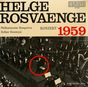 HELGE ROSVAENGE - helge rosvaenge konzert 1959 - PR3058