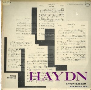 アルトゥール・バルサム - haydn; piano sonatas - WR431