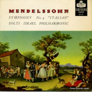 ゲオルグ・ショルティ - メンデルスゾーン：交響曲第４番「イタリア」 - LE14