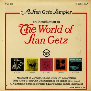 󡦥å a stan getz sampler - an introduction to the world of stan getz V6S-200