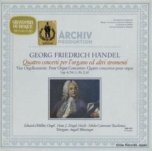 ȡĥ󥬡 handel; quattro concerti per l'organo ed altri stromenti 198410