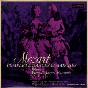 ꡼ܥե mozart; complete dances & marches volume 3 CS6414