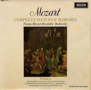꡼ܥե mozart; complete dances & marches volume 4 SXL6197