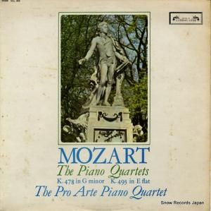 ץơԥλͽ mozart; the piano quartets k.478 & k.493 SOL285