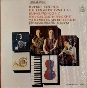 ユーディ・メニューイン brahms; trio in e flat for horn, violin & piano S-36472