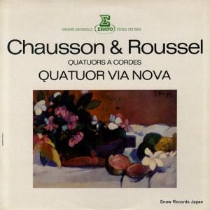 Υͽ chausson & roussel; quatuors a cordes STU70635