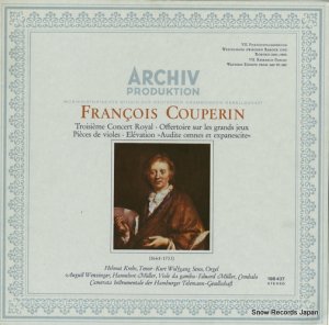 V/A couperin; troisieme concert royal, pieces de violes 198437
