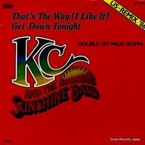 K.C.󥷥㥤󡦥Х that's the way (i like it) / get down tonight 120.21.022