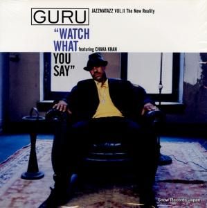 GURU watch what you say Y-58438