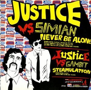 JUSTICE AND SIMIAN never be alone ED002