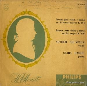 ƥ塼롦ߥ mozart; sonata para violin y piano en si bemol mayor k 454 A00338L