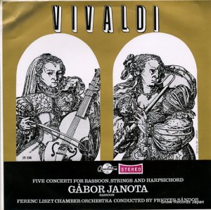 ܡ롦Ρ vivaldi; five concerti for bassoon, strings and harpsichord LPX11346