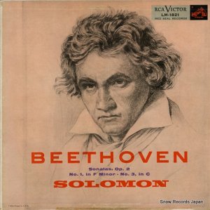  beethoven; sonatas, op.2 no.1 & no.3 LM-1821