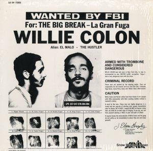 ウィリー・コロン wanted by fbi / the big break la gran ffuga SLP394