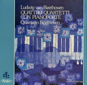 QUARTETTO BEETHOVEN - beethoven; quarttro quartetti con pianoforte - ITL70004