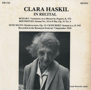 顦ϥ clara haskil in recital RR-542