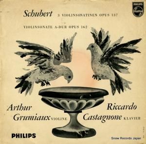 ƥ塼롦ߥ schubert; 3 violinsonaten opus 137 A00499L