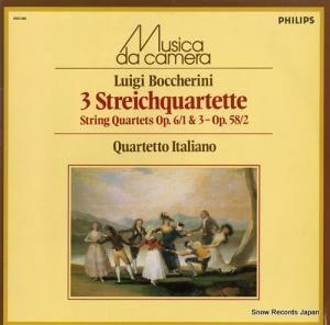 ꥢڻͽ boccherini; 3 streichquartette op.6/1 & 3-op.58/2 6503060