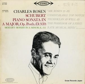 㡼륺 schubert; sonata in a major, op. posth. (d.959) BC1255