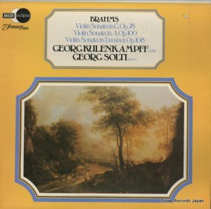 륯󥫥 brahms; violin sonata in g, op.78 ECM831