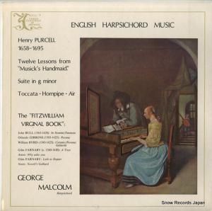 硼ޥ륳 purcell; english harpsichord music 3C301