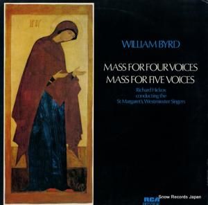 㡼ɡҥå byrd; mass for four voices RL25070