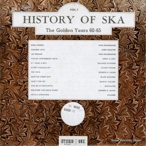 V/A history of ska vol.1 / the golden years 60-65 GW0001