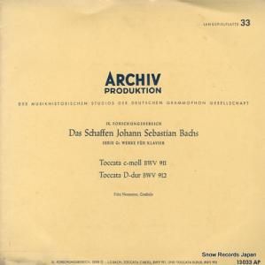 եåġΥޥ䡼 bach; toccata c-moll bwv 911 / d-dur bwv912 13033AP