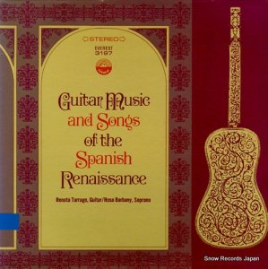ʡ顼 guitar music and songs of the spanish renaissance SDBR3197