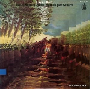 ͥȡӥƥåƥ cuatro siglos de musica espanola para guitarra HH10-365
