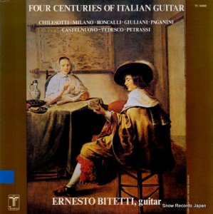 ͥȡӥƥåƥ four centuries of italian guitar TV34680