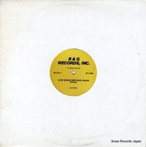 Хɡ֡ɡᥤ󡦥󥰥ǥ love songs are back again / you've been my inspiration BG316