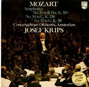 衼աåץ mozart; symphonies no.33/no.34/no.32 6500526