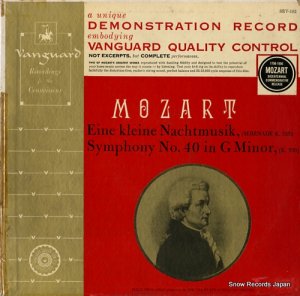 եåץϥ - mozart; eine kleinne nachtmusik/symphony no.40 in g minor - SRV-102
