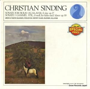 ORNULF BOYE HANSEN٥ˡ롦ϥ󥻥 christian sinding; sonate for fiolin og klaver, e-dur op.27 NKF30021