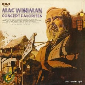 マック・ワイズマン - コンサート・フェイバリッツ - RCA-5191