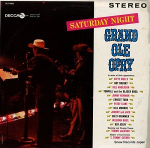 V/A - saturday night - greand ole opry - DL74303